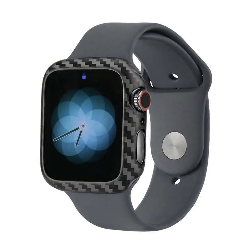 Apple Watch Series 4 half wrap leather protective case in black