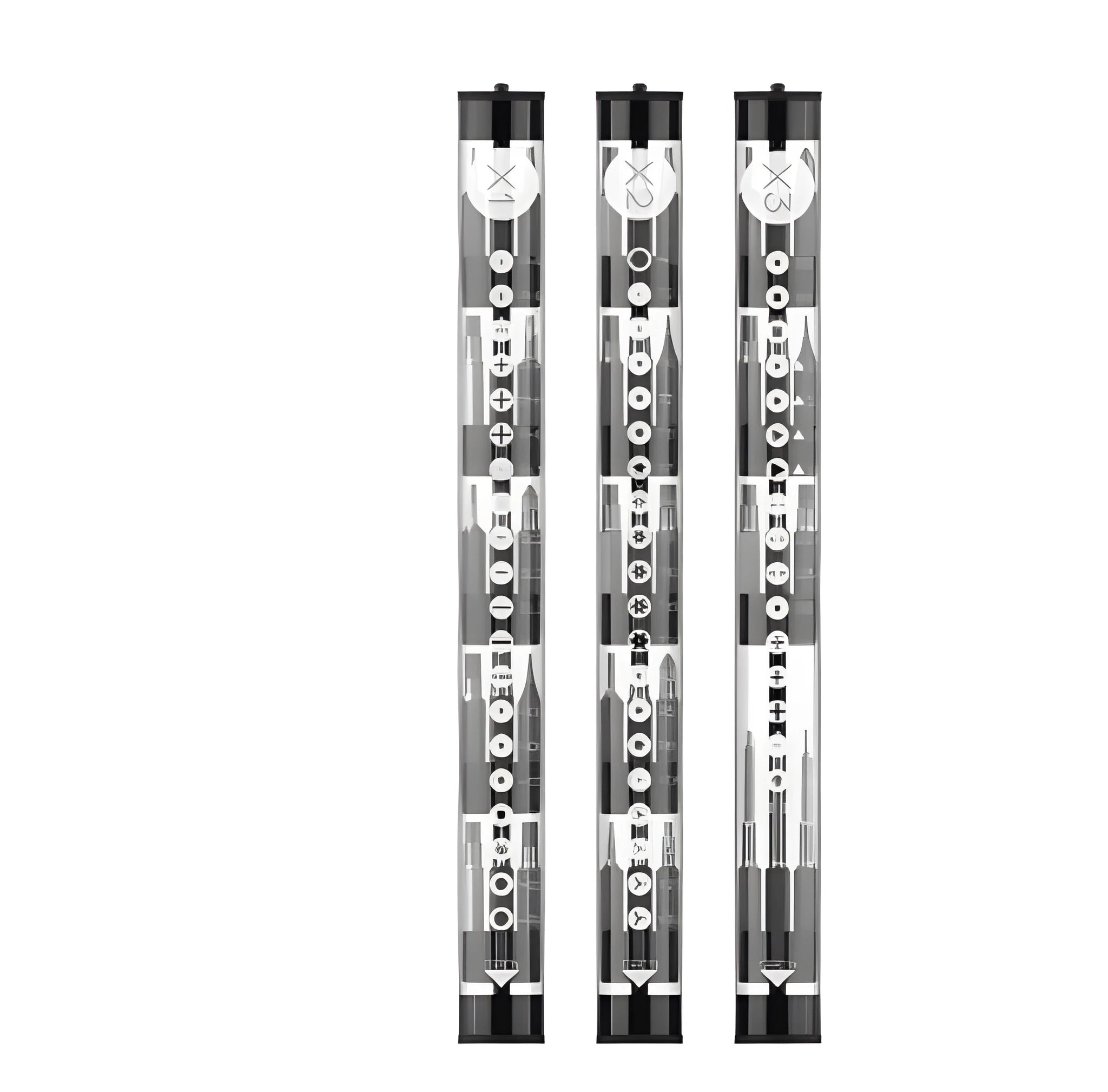 Wowstick mini electric screwdriver set with X0 X1 X2 X3 S2 steel screw bits and 4mm hex shank