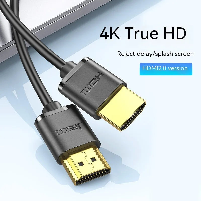 Gold plated HDMI video cable with oxygen free copper conductors in various lengths for computer and monitor
