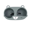 Silicone cup holder limiter insert for car centre console in grey colour