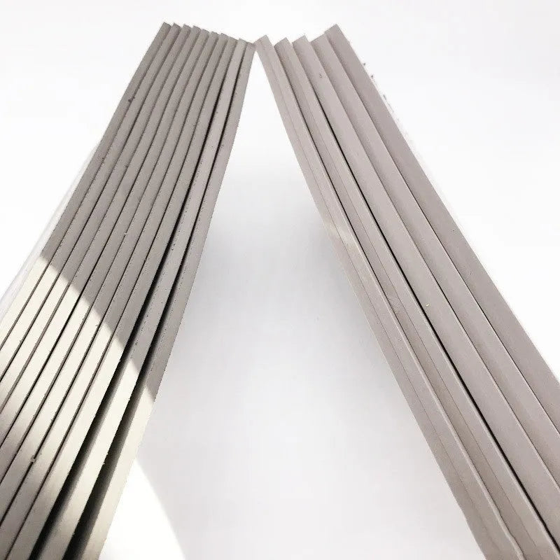 Black and grey light-sensitive mat for calligraphy seal creation measuring 330mm by 110mm