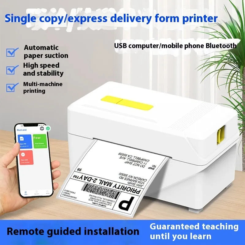 FlashLabel Thermal Express Order Label Printer in black and white model options.