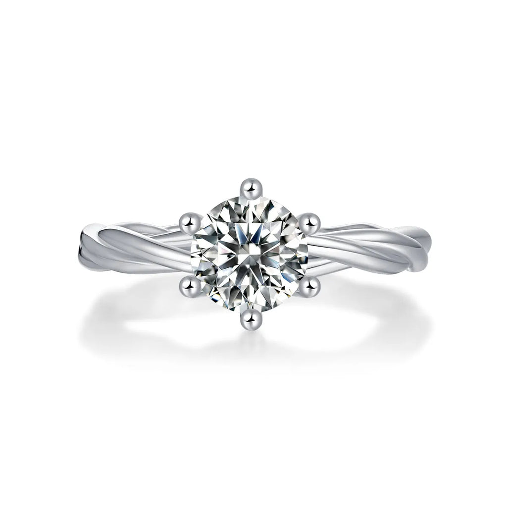 1 carat moissanite men's wedding ring with thorns vine design, S925 silver platinum plated, gift box, sizes 5-9