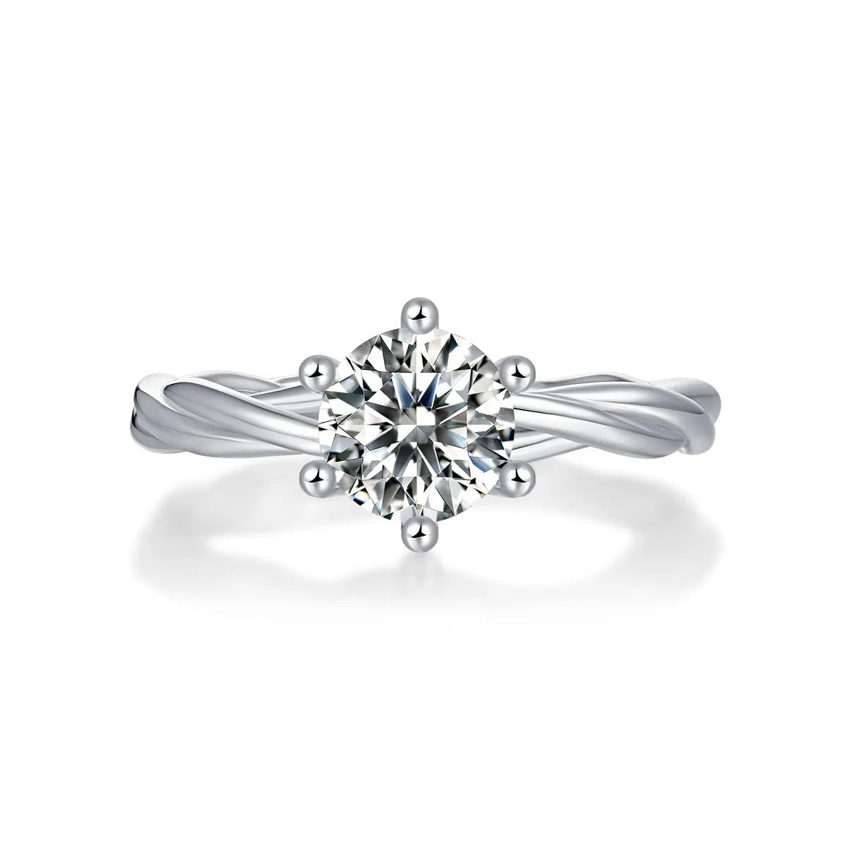 1 carat moissanite men's wedding ring with thorns vine design, S925 silver platinum plated, gift box, sizes 5-9