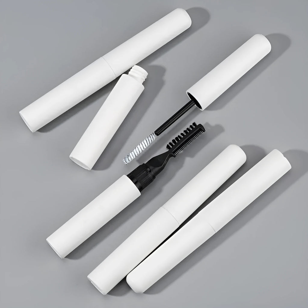 One Brush Eyebrow Liquid kit with applicator brush in White or Pink shade options