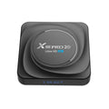 Set-top dual-band WiFi Bluetooth TV box with Android 11.0 and HDMI output, 100x100x1 mm