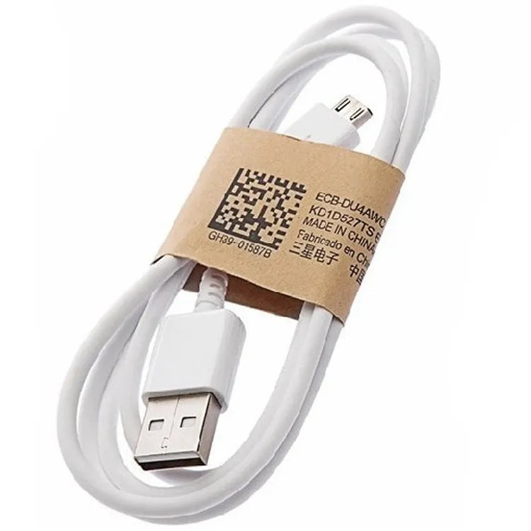 Black 1m Micro USB universal data cable with PVC wire for Android phones and tablets