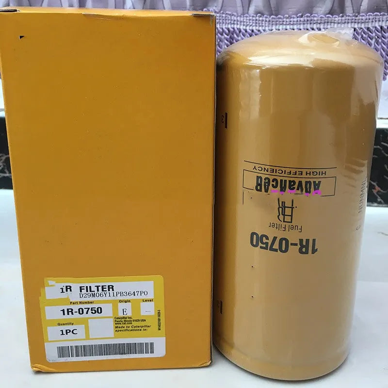 1R-0750 fuel filter element with filter paper construction for diesel applications