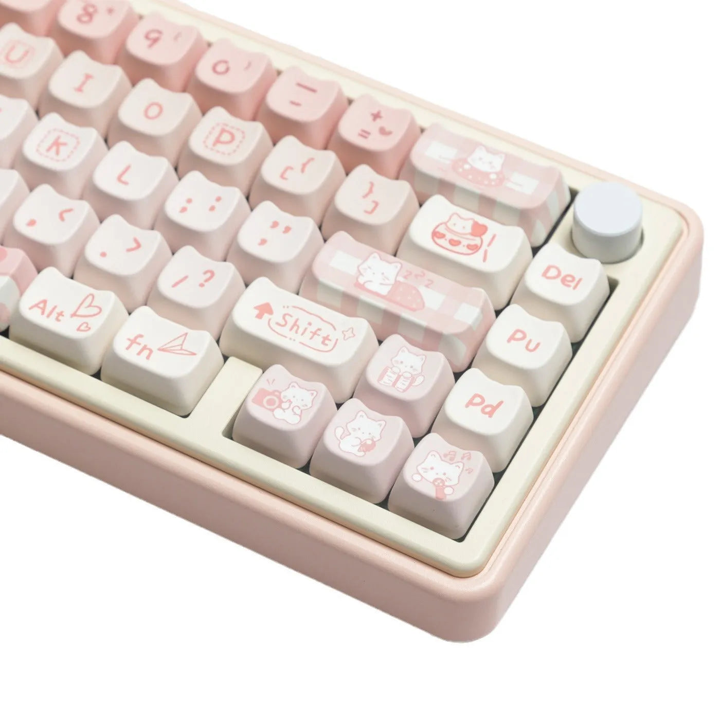 Full set of black PBT key caps for a mechanical keyboard with over 98 keys.