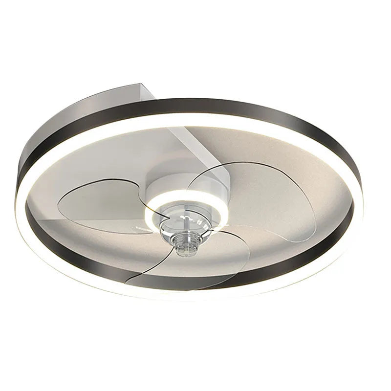 Landi simple modern Nordic style ceiling light with fan for children's rooms in iron construction