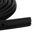 Black rubber sliding door seal for Toyota Hiace high roof measuring 5 metres length