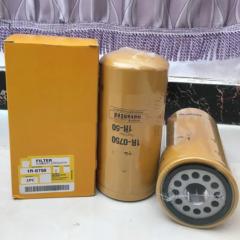1R-0750 fuel filter element with filter paper construction for diesel applications