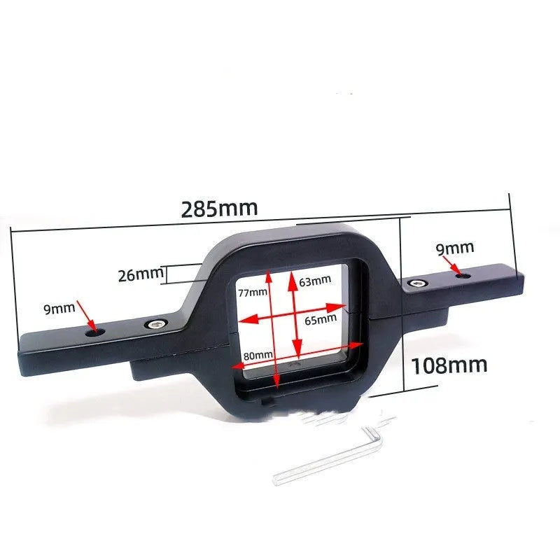 Black aluminium alloy LED reverse lamp bracket for Wrangler Jeep off-road vehicles
