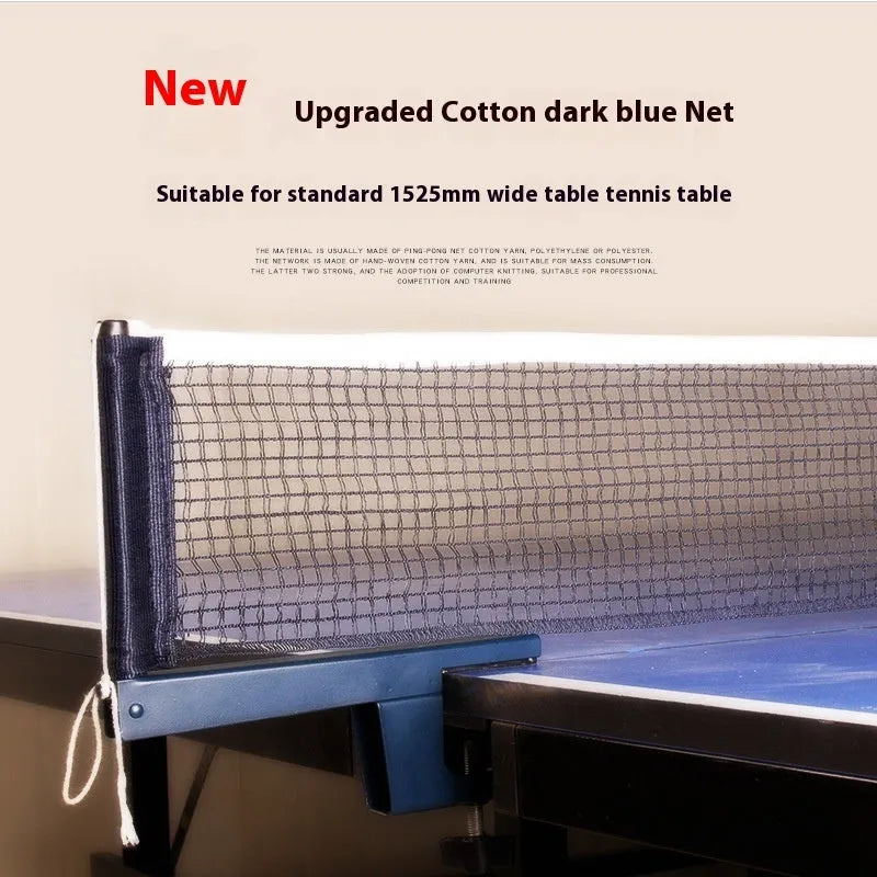 Table tennis post set with universal large clip in indoor open grid colour for recreational table tennis