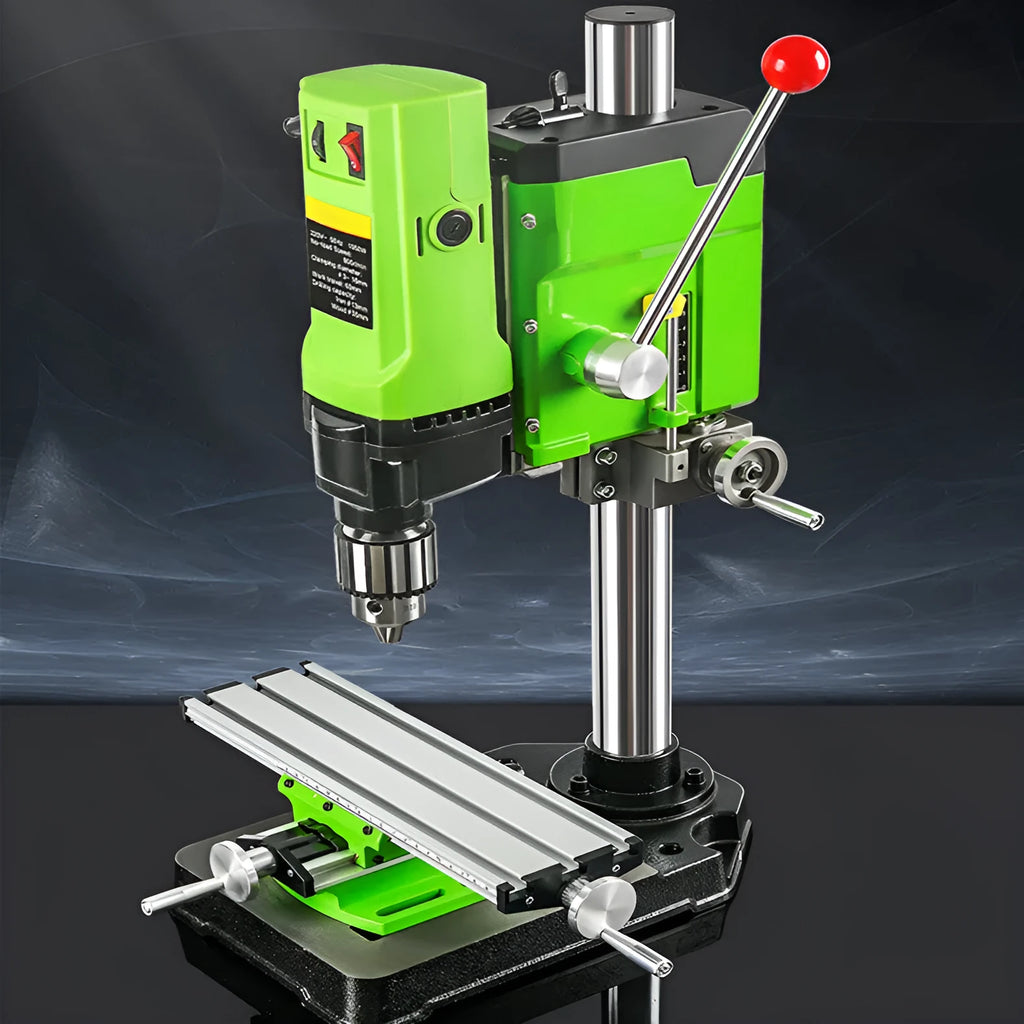 Bench drill milling machine with 240W motor for 220V AC workshop power