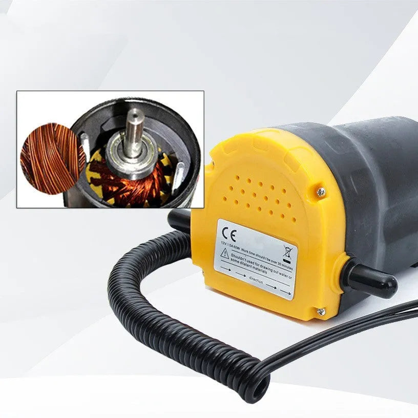 12V electric self-priming oil gear pump with engineering plastic body for diesel transfer