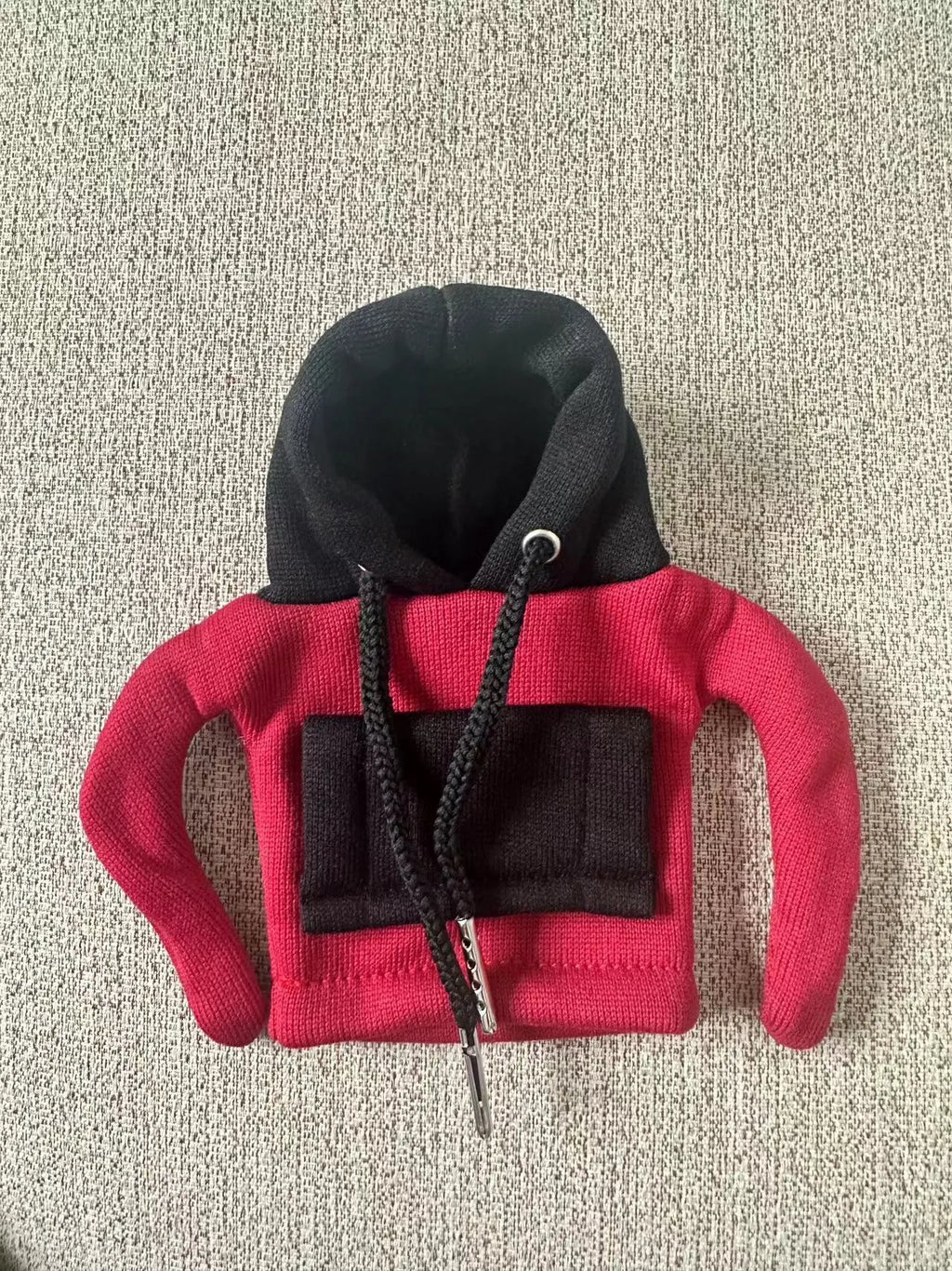 Car internal gear lever hooded cover in polyester 12x13cm universal fit decorative protector