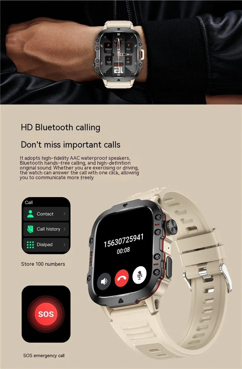 QX11 smartwatch with zinc alloy case showing TFT screen displaying heart rate and fitness data