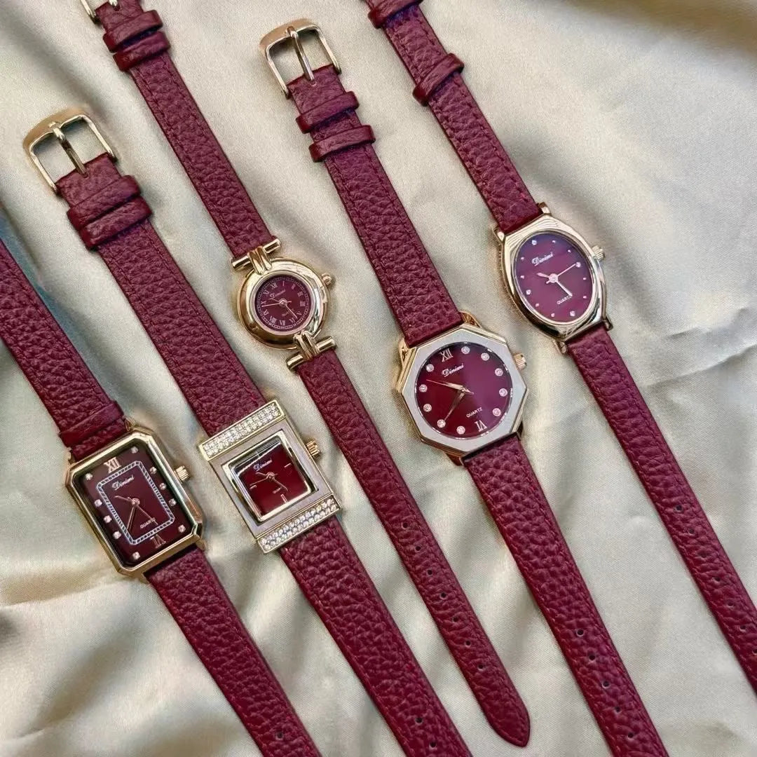 Chinese-style alloy women's watch with various dial colour options and 8mm thickness