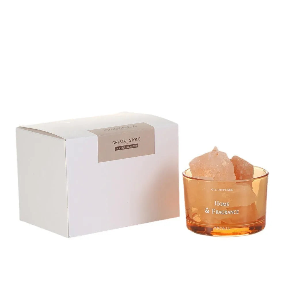 Girls' perfume crystal aromatherapy diffuser with 10 small essential oil bottles in various scents
