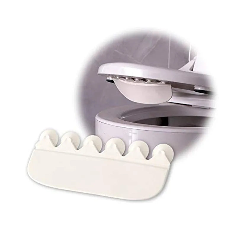 White PVC toilet urine blocking board for child training splash prevention