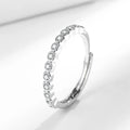 Women's geometric diamond tail open mouth ring in copper with gold electroplated finish
