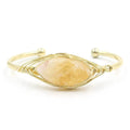Natural raw gemstone bracelet with 8mm rough crystal beads in amethyst, pink, green fluorite, citrine colours.