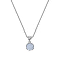 Korean-style oval pendant necklace with geometric design and adjustable 21-50cm chain