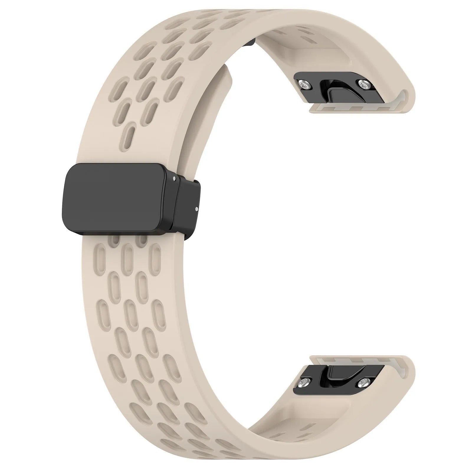 Garmin Fenix quick release replacement watch strap in multiple colours showing 20mm, 22mm, and 26mm size options.