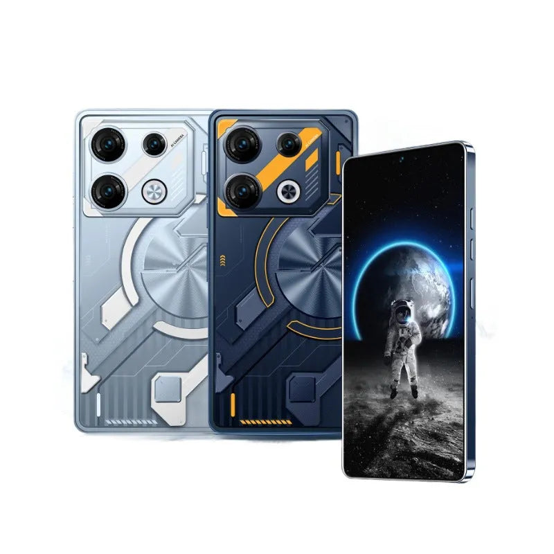 GT10 Pro Android phone in blue with straight plate design and large battery