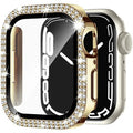 Apple Watch privacy case with double diamond glass peep-proof protection in multiple colour options