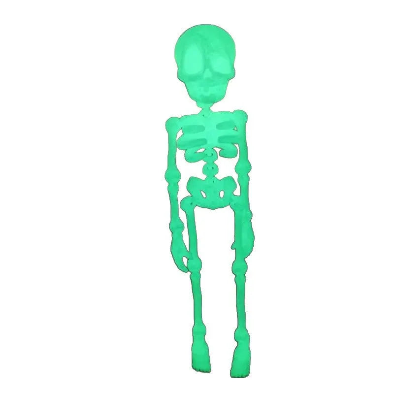3D printed PLA skull refrigerator magnet in various colours, 18cm high Halloween decoration