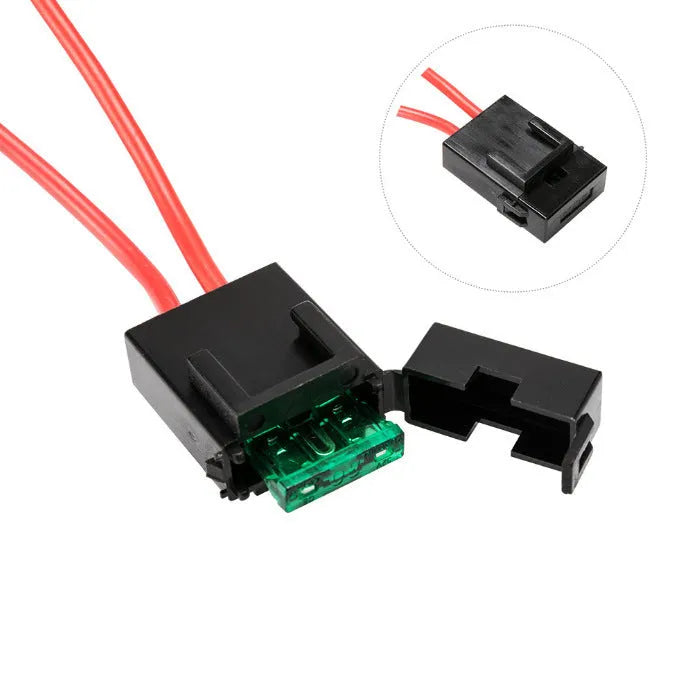Off road LED spotlight cable set black 2 metre wiring harness with switch for light bar