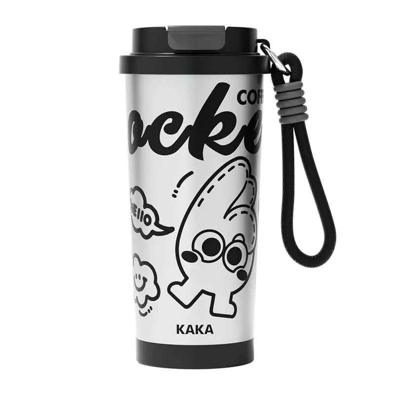 Creative design vacuum insulated cup with 500ml capacity in choice of colours