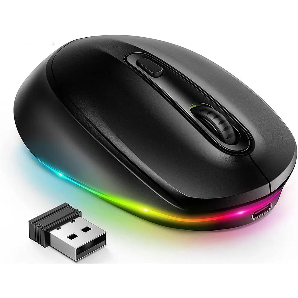 24g wireless optical mouse with rechargeable battery in choice of seven colours