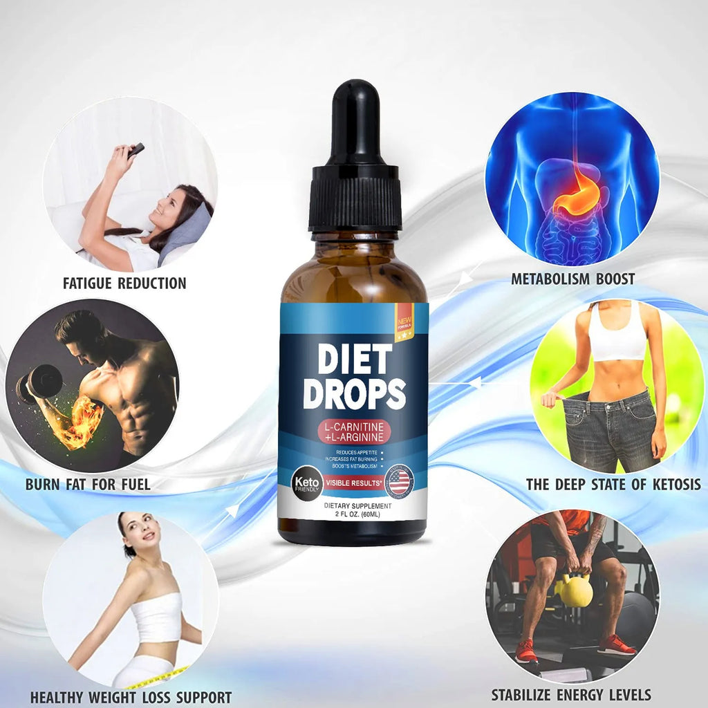 60ml bottle of ketone drops nutritional supplement requiring refrigeration storage