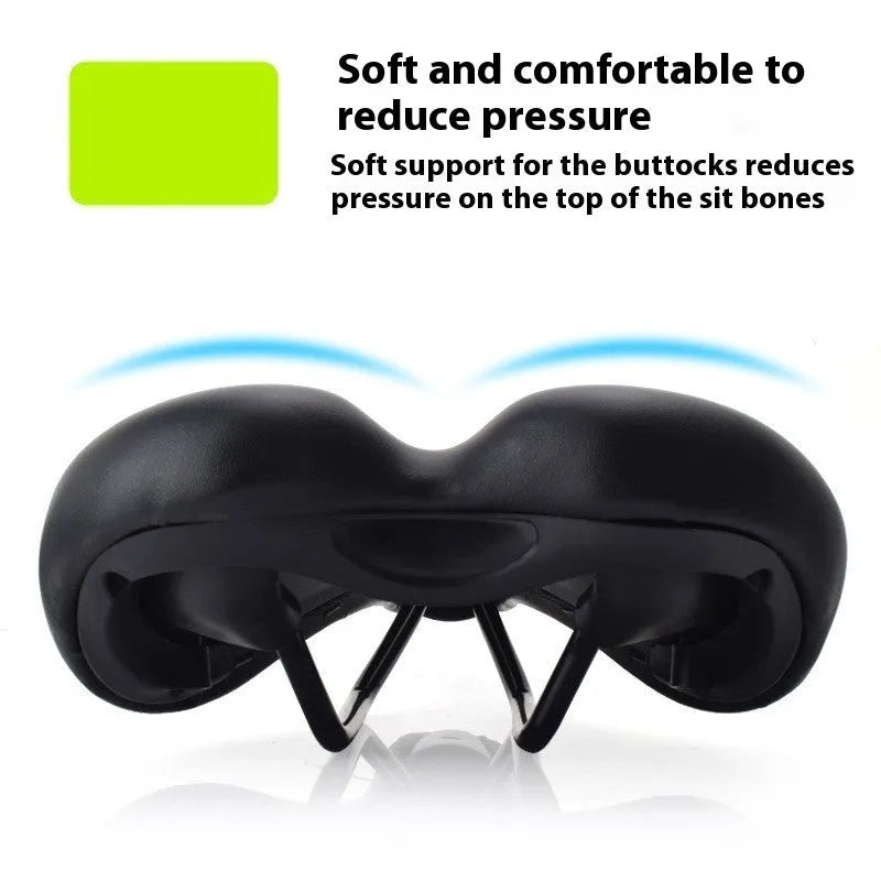 Bike saddle cushion in 3147 hollow colour, 270mm by 180mm, showing PU leather exterior