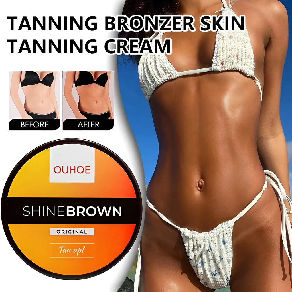 Intensive tanning luxe gel body tanning cream and aloe vera after sun repair set in 50g pots