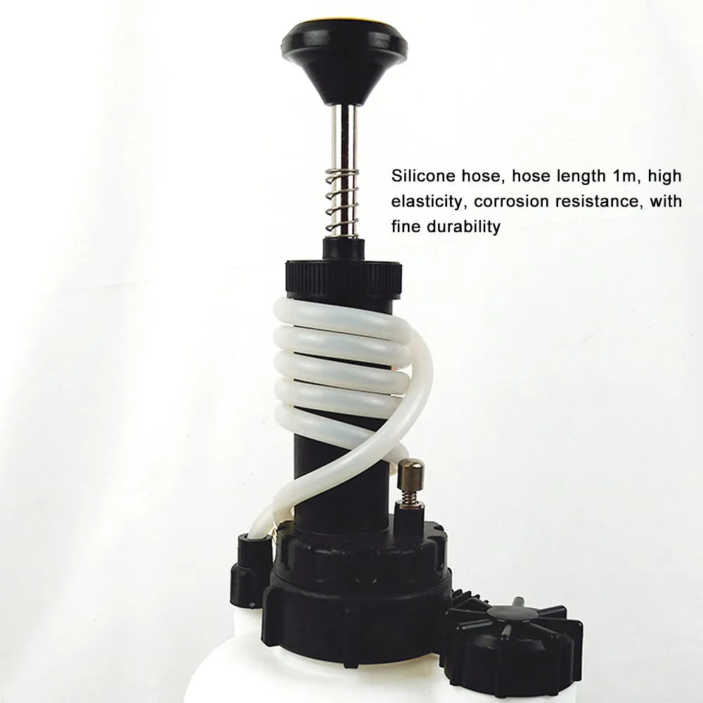 White 3L brake oil tank replacement tool for automobile brake fluid systems