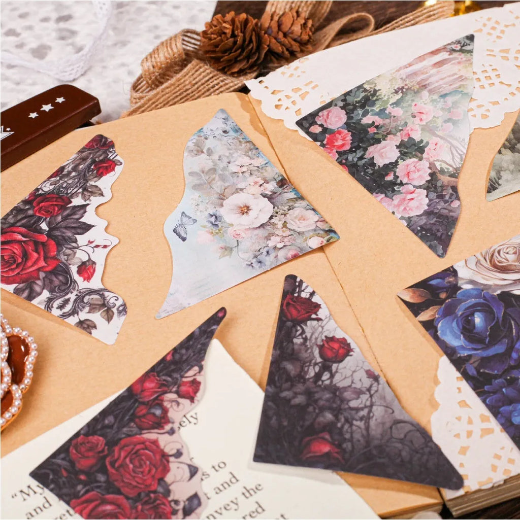 DIY notebook with bookmarks in six colour options including Spring Vine and Purple Dew