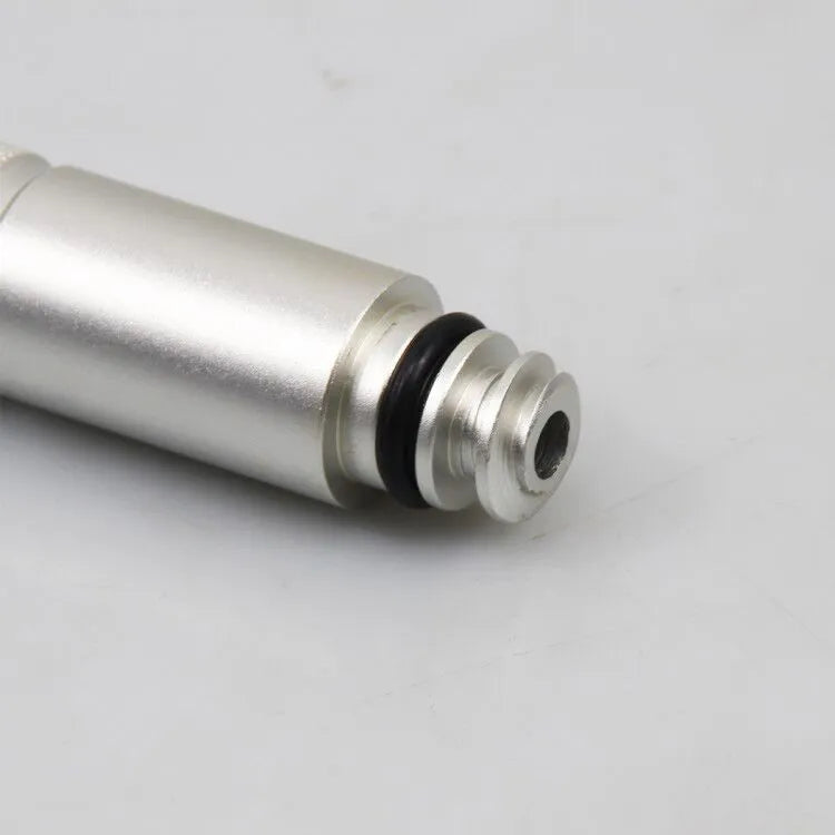 Silver metal transmission refuelling joint for VAS6262-9 diagnostic equipment.
