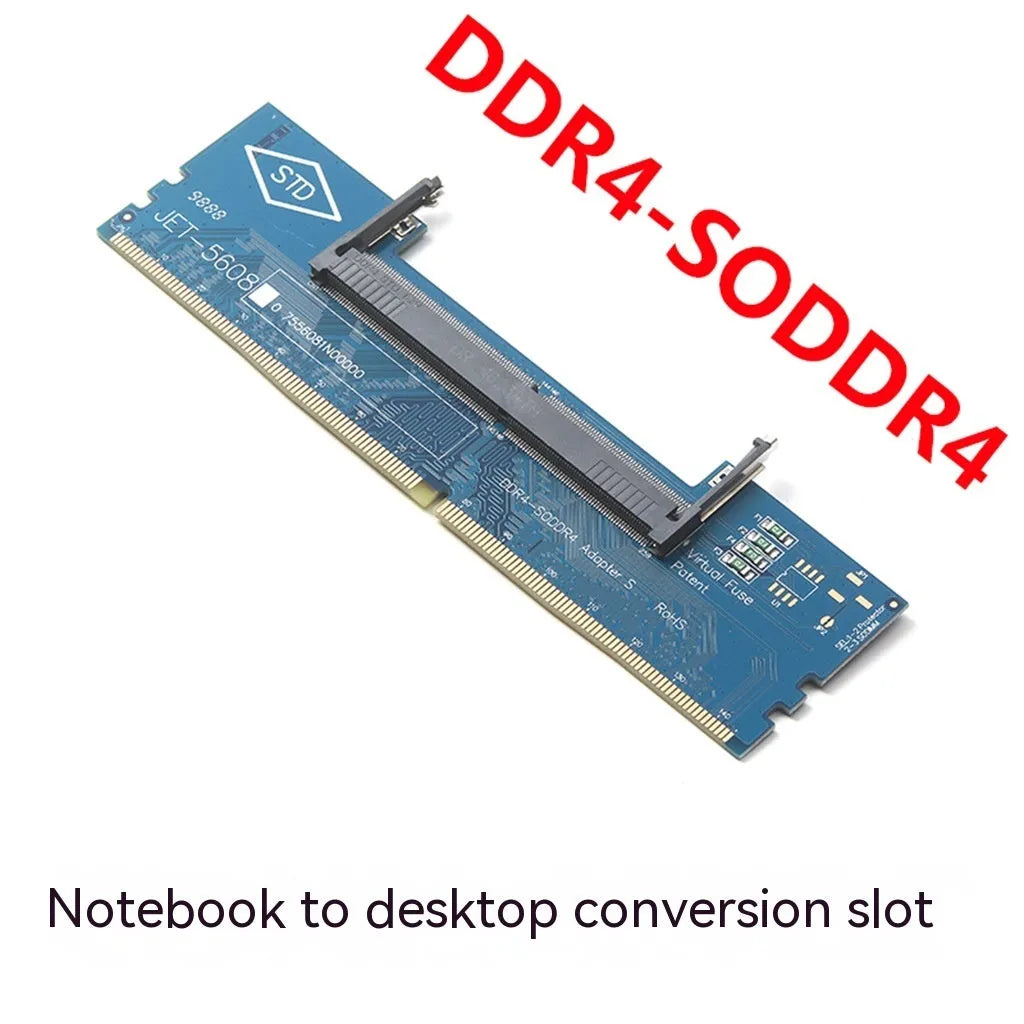 DDR4 laptop to desktop memory adapter card with electrostatic bag packaging