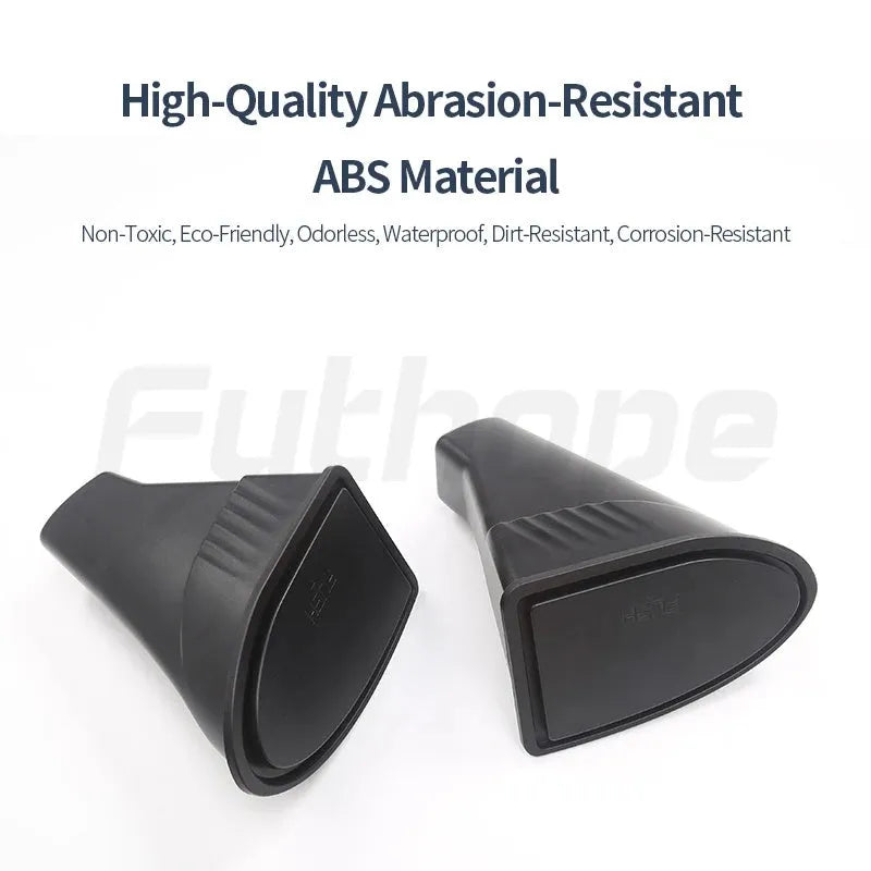 Black waterproof ABS car door storage containers for Tesla Model Y front doors