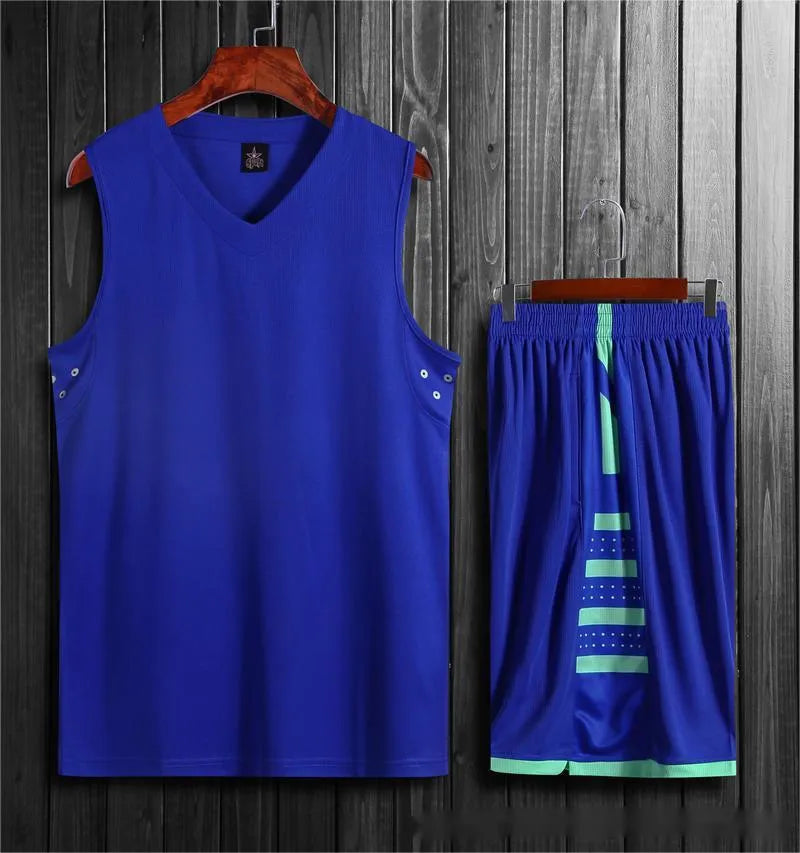 White and black polyester sports vest for campus basketball training and fitness activities