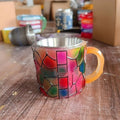 Resin painted book mark coffee cup in American style designs