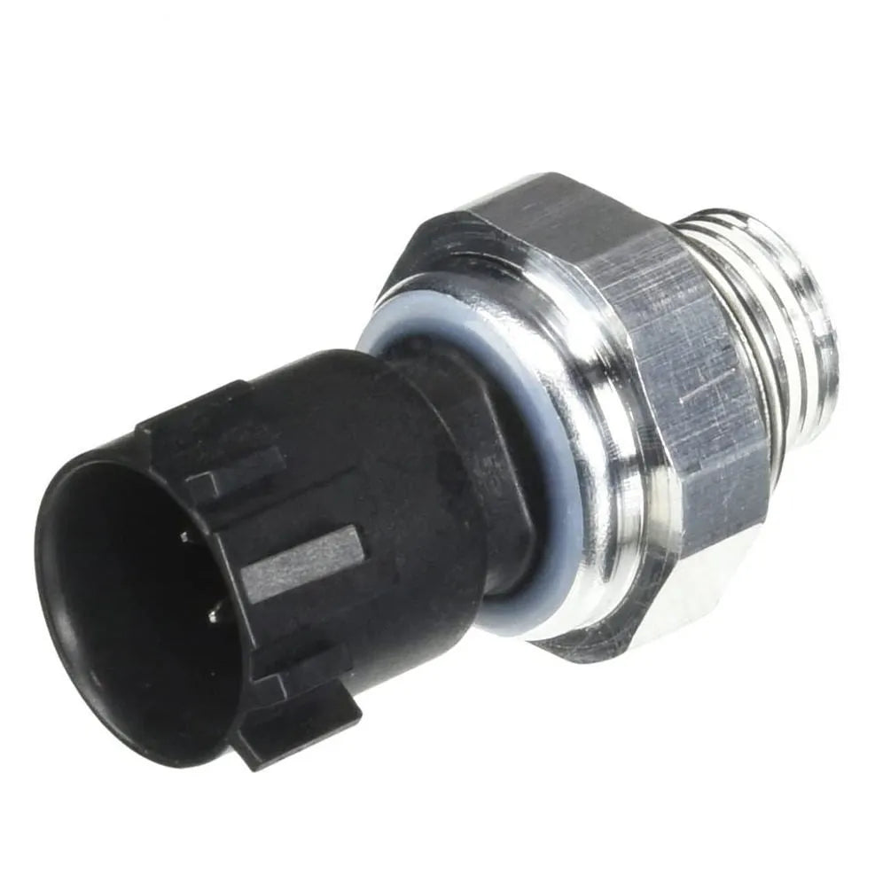 Silver automobile fuel pressure sensor replacement component for engine diagnostics