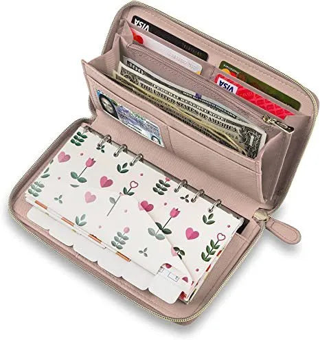 Unisex anti-theft card holder in solid colour PU with multiple card slots, shown in black