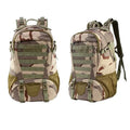 Oxford cloth mountaineering backpack in camouflage colour with air pillow belt system