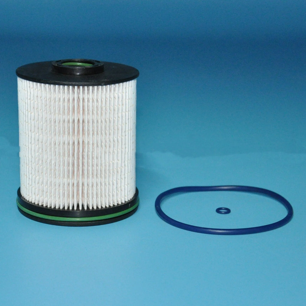 Vauxhall Opel Astra K diesel fuel filter element with gasket kit showing part numbers and 106mm height.
