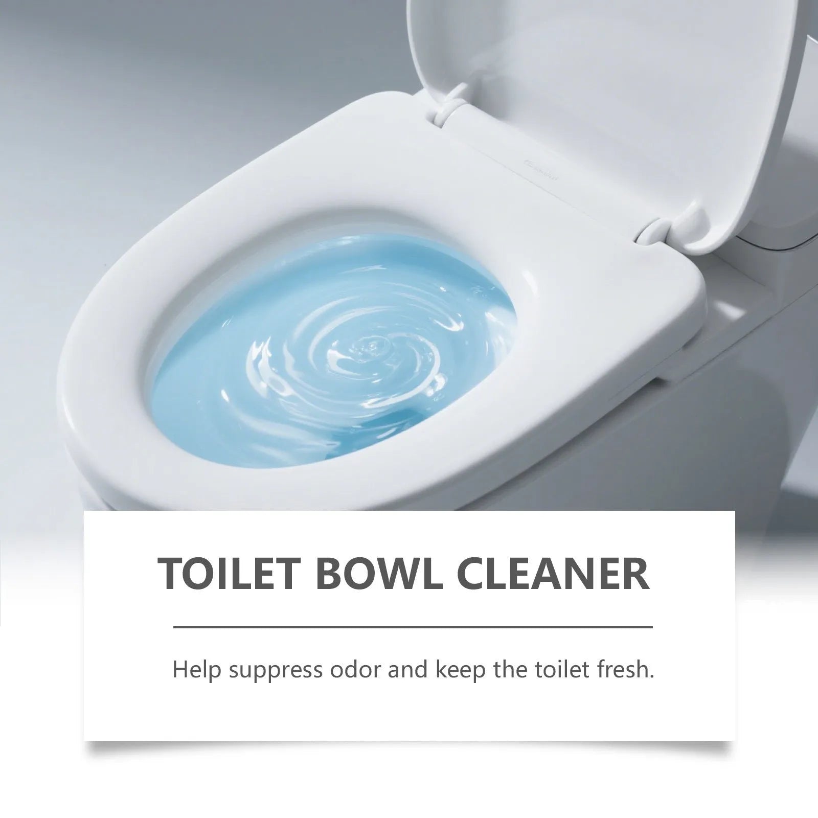 Pack of four 30g sachets of toilet bowl cleaning powder for urine stain and odour removal.